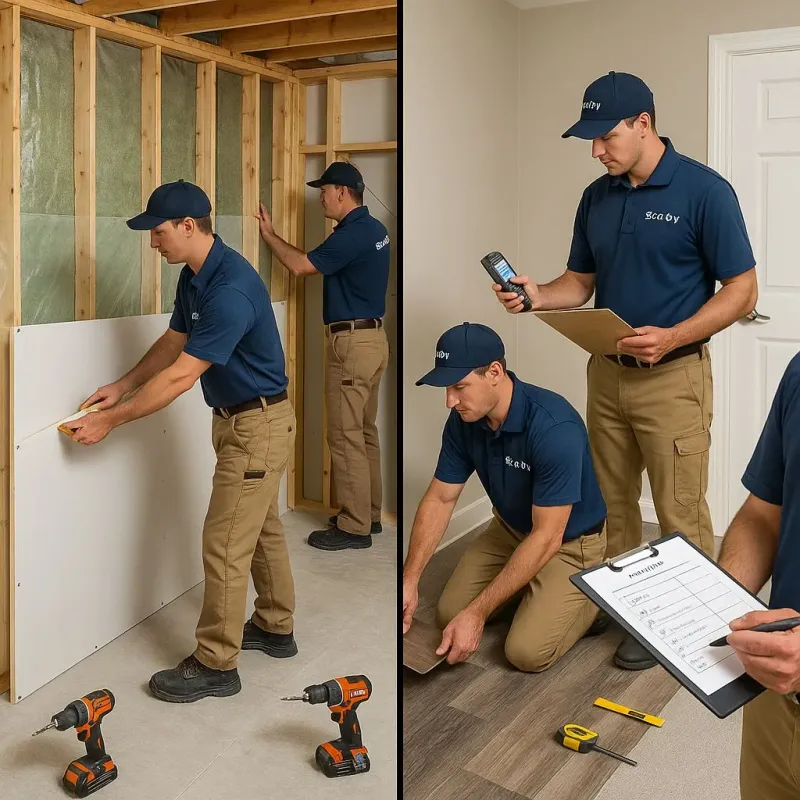 Repairs and Reconstruction process in Kahului, HI